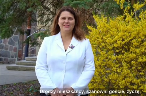 Wielkanocne życzenia od Burmistrza Giżycka Ewy Ostrowskiej | Wideo