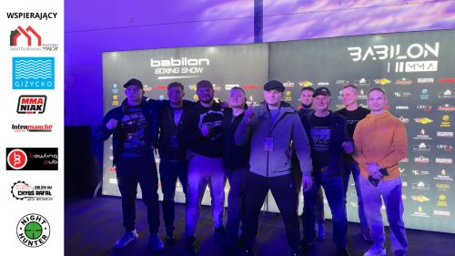 MMA Team Giżycko – Fight Club podczas walki zawodowej Babilon MMA 51  | 2025
